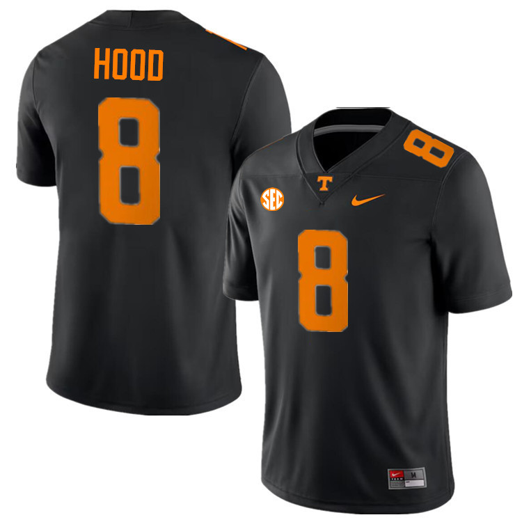 #8 Colton Hood UT Vols Jerseys,Tennessee Volunteers College Football Jerseys Stitched-Black